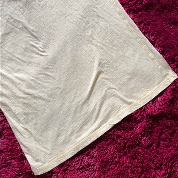 Hollister yellow v-neck sheer top - Picture 7 of 8